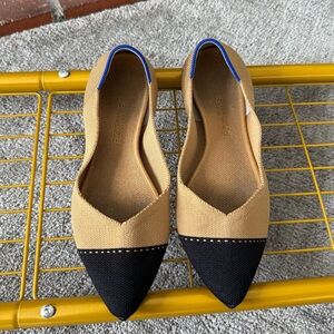 Rothy’s The Point Flats In Camel Captoe Size 9.5 Wide